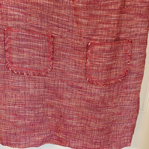 Tweed Shift Dress | Quiet Luxury Old Money Vibes Spring Chic - Picture 5 of 9